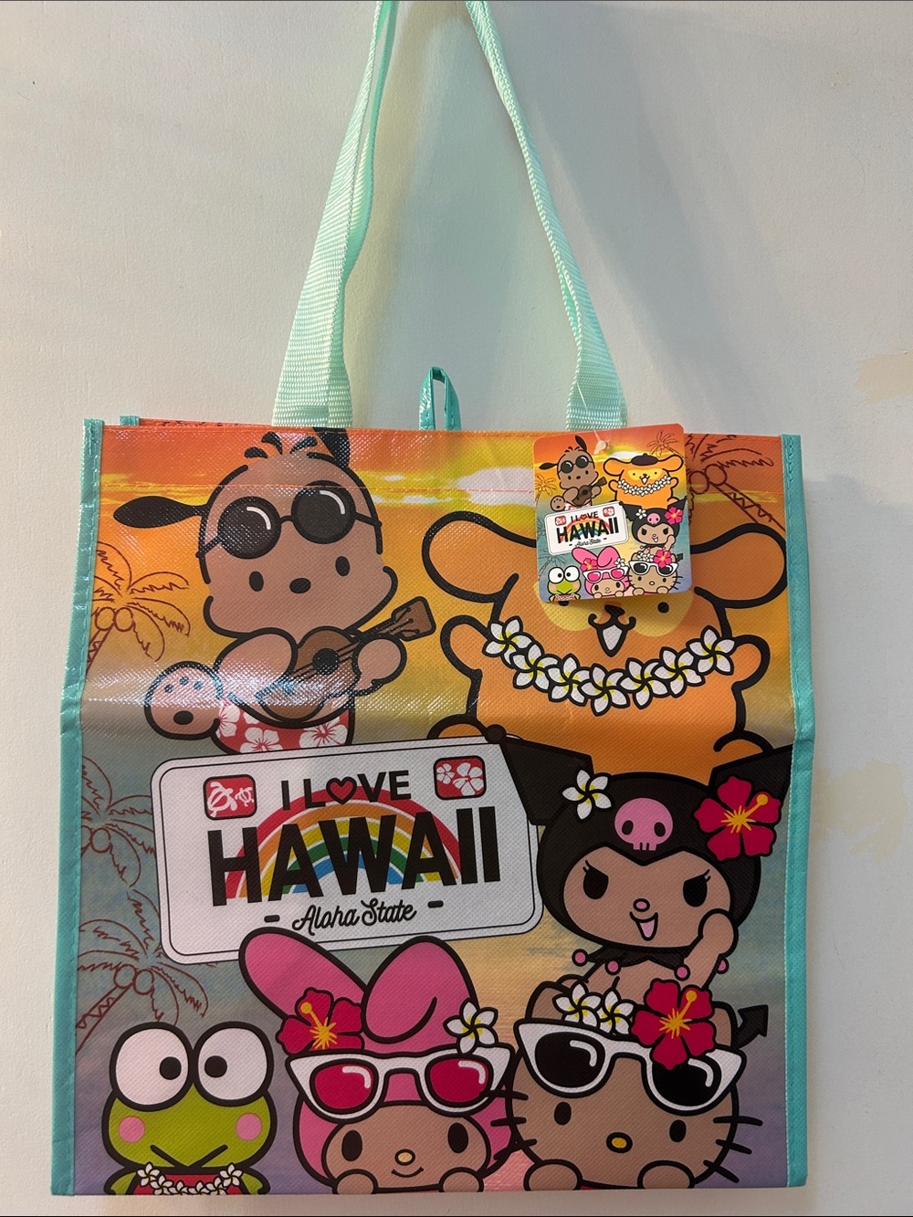 NWT SANRIO Characters Hawaii 2022 Plastic Shopping Bag